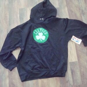 BOSTON CELTICS HOODIE BOYS YOUTH LARGE VINTAGE Y2K OOS SHIRT G9